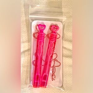 Mini Heart Bubble Wands (2 a pack)